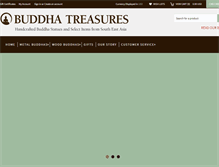 Tablet Screenshot of buddhatreasures.com